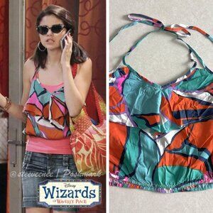 NWT RARE Roxy Pattern Crop Top ASO Alex Russo